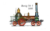 Vintage Railroad Wall Art Early Steam Locomotive Evolution Print , Steam Train Pictures, Railroad Art, Vintage Railway,