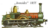 Vintage Railroad Wall Art Steam Engines In Transition Print , Steam Train Pictures, Railroad Art, Vintage Railway,