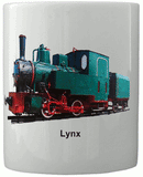 The Most Copied Narrow Gauge Steam Engine Lynx Presented On A Large Mug - Poland's Best Home & Hobby