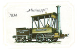 Vintage Railroad Wall Art Early Steam Locomotive Evolution Print , Steam Train Pictures, Railroad Art, Vintage Railway,