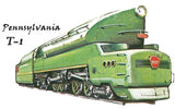 Vintage Railroad Wall Art Steam Engine Classics Print , Steam Train Pictures, Railroad Art, Vintage Railway,