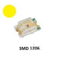 SMD LED 1206 Yellow Choice Of Packages Of 20, 50,or 100