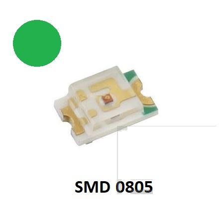 SMD LED 805 Green Choose Package Of 20, 50 or 100 LEDs