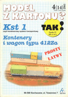 Scale Model Containers And Wagon type 412Za For HO, OO and TT Scales  Title: Kontenery i wagon typu 412Za - Poland's Best Home & Hobby