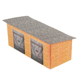 Red Brick Small Barn Carton Model Plan 1 3 - Poland's Best Home & Hobby