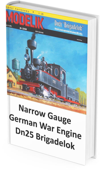Locomotive Model Narrow Gauge Steam Engine Dn2t Brigadelok - A Warrior Engine