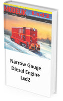 Locomotive Model Narrow Gauge Diesel Engine Lxd2