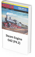 Locomotive Model German Steam Locomotive for Passenger Trains From 1898 Od2