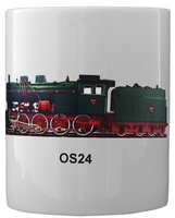 Weak Track Favorite Steam Locomotive OS24 Large Mug - Poland's Best Home & Hobby