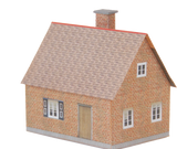 Small Brick House 3 Carton Built Model Plan 4 - Poland's Best Home & Hobby