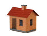 Small Red Brick House Carton Built Model Plan 6 - Poland's Best Home & Hobby