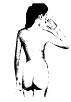 Bathroom Or Bedroom Wall Art Print Of Statuesque Nude Woman