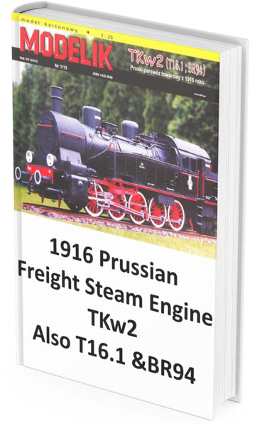 Locomotive Model Polish Freight Steam Engine From 1916