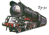 Vintage Railroad Wall Art Steam Engine Classics Print , Steam Train Pictures, Railroad Art, Vintage Railway,